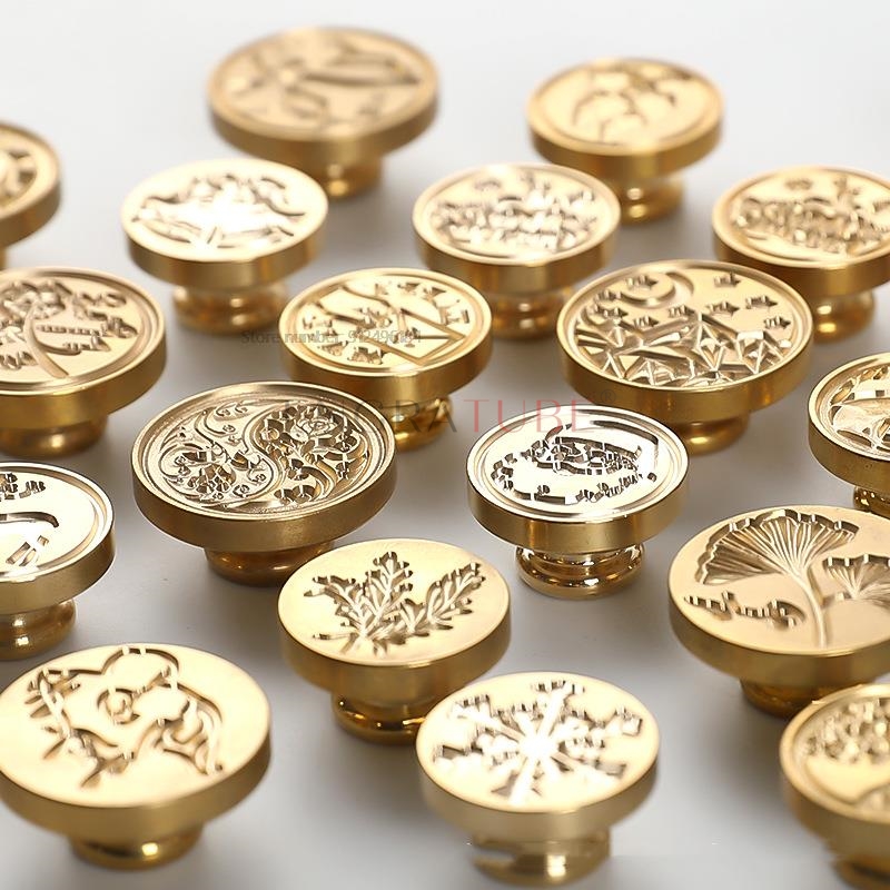 6 Copper Wax Seal Stamp Heads  - Wax Seal Stamp Set 리뷰 및 가격
