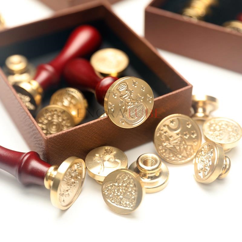6 Copper Wax Seal Stamp Heads  - Wax Seal Stamp Set 리뷰 및 가격