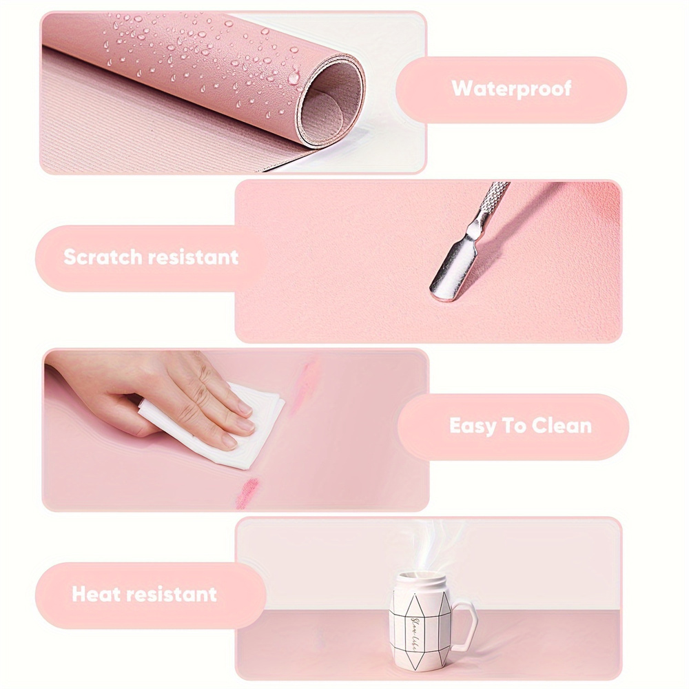 Nail Art Table Mat Foldable Ha - Leather Desk Pad 리뷰 및 가격
