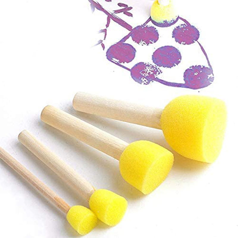 4pcs/set Sponge Paint Brush Wo - Ink Blotter Paper 리뷰 및 가격