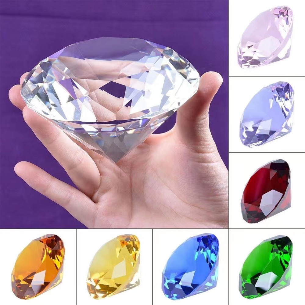 10 Colors Crystal Diamond Shap - Paper Weight Crystal 리뷰 및 가격