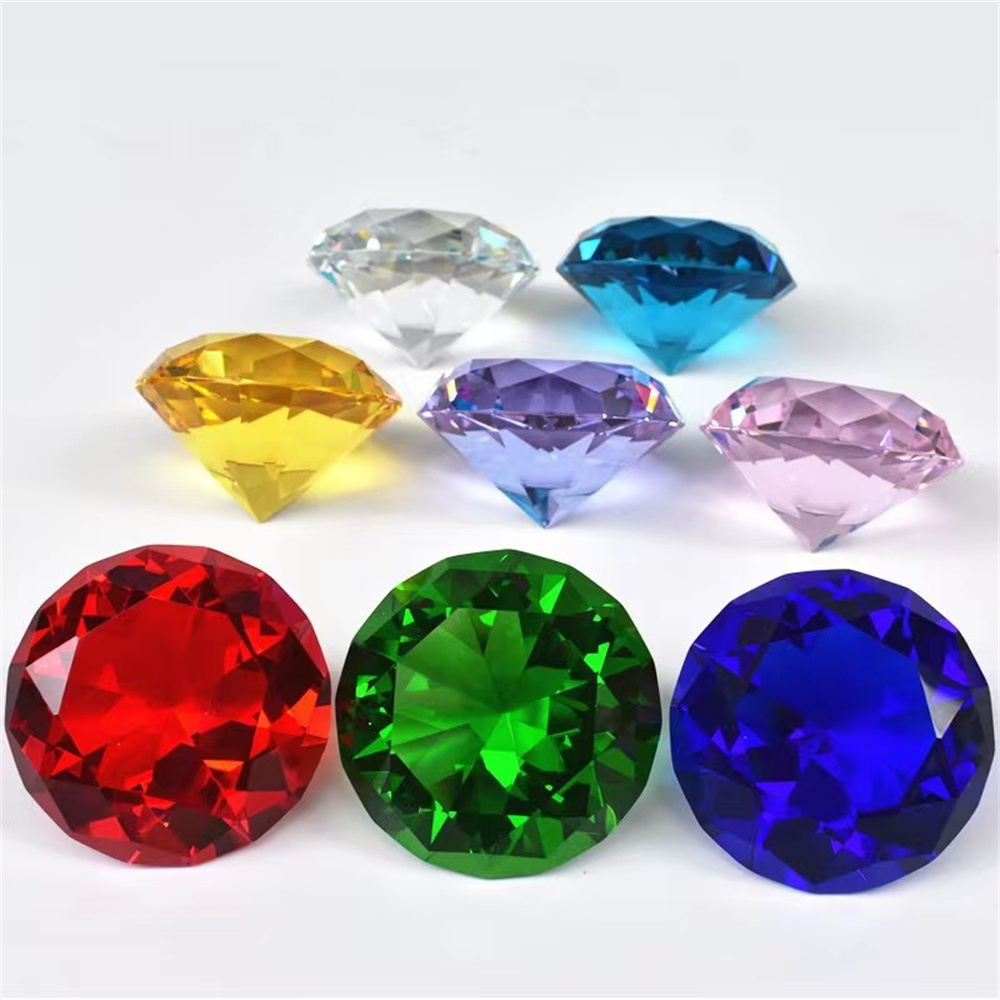 10 Colors Crystal Diamond Shap - Paper Weight Crystal 리뷰 및 가격