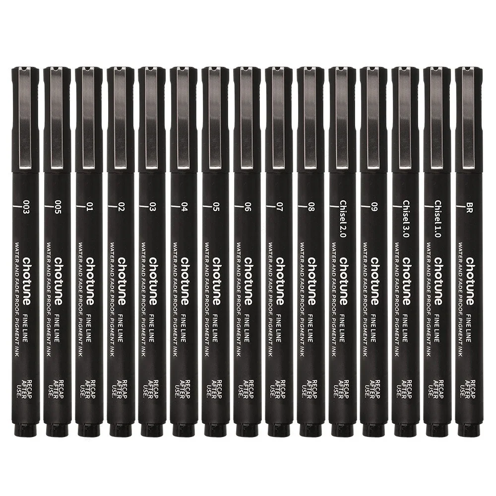 Black Micro Pens,15 Sizes,Wate - Correction Pen Fine 리뷰 및 가격