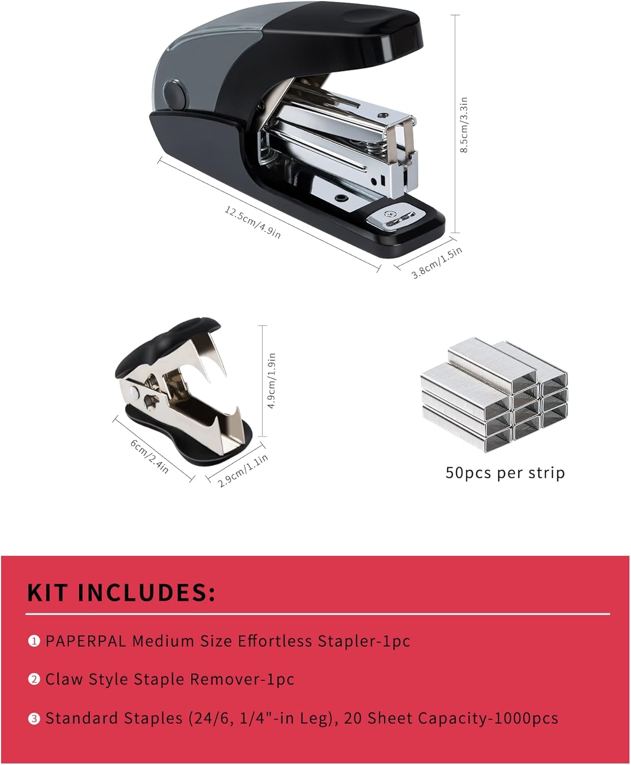 Effortless Standard Stapler Se - Stapler Half Strip 리뷰 및 가격