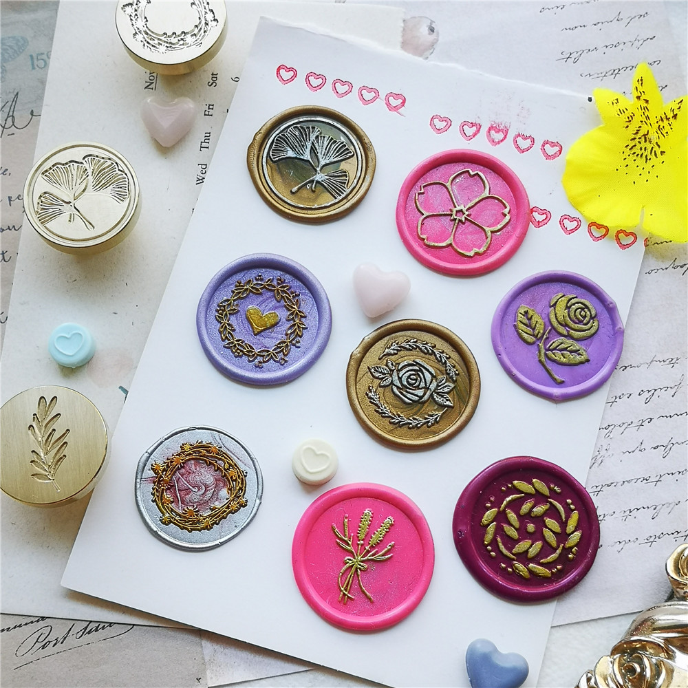 Wax Seal Stamp Head Flower Sta - Wax Seal Stamp Set 리뷰 및 가격