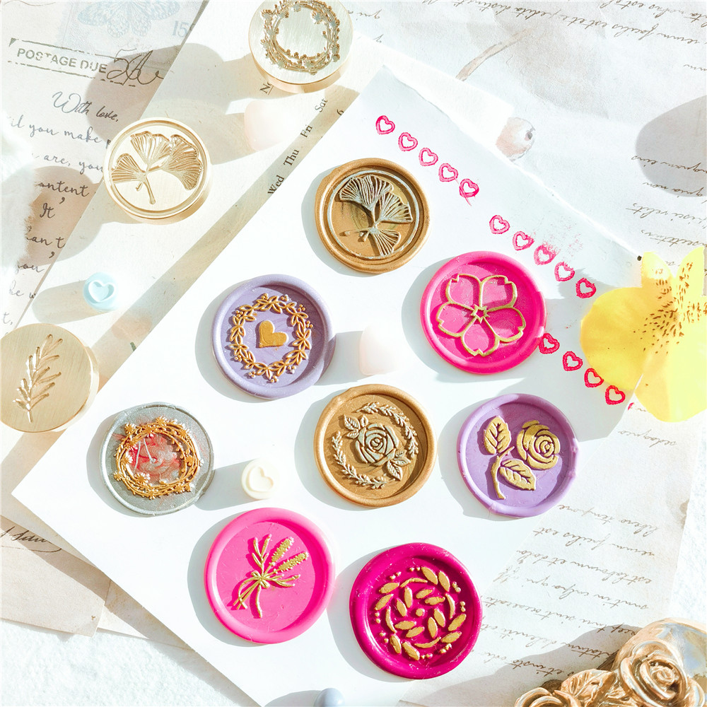 Wax Seal Stamp Head Flower Sta - Wax Seal Stamp Set 리뷰 및 가격