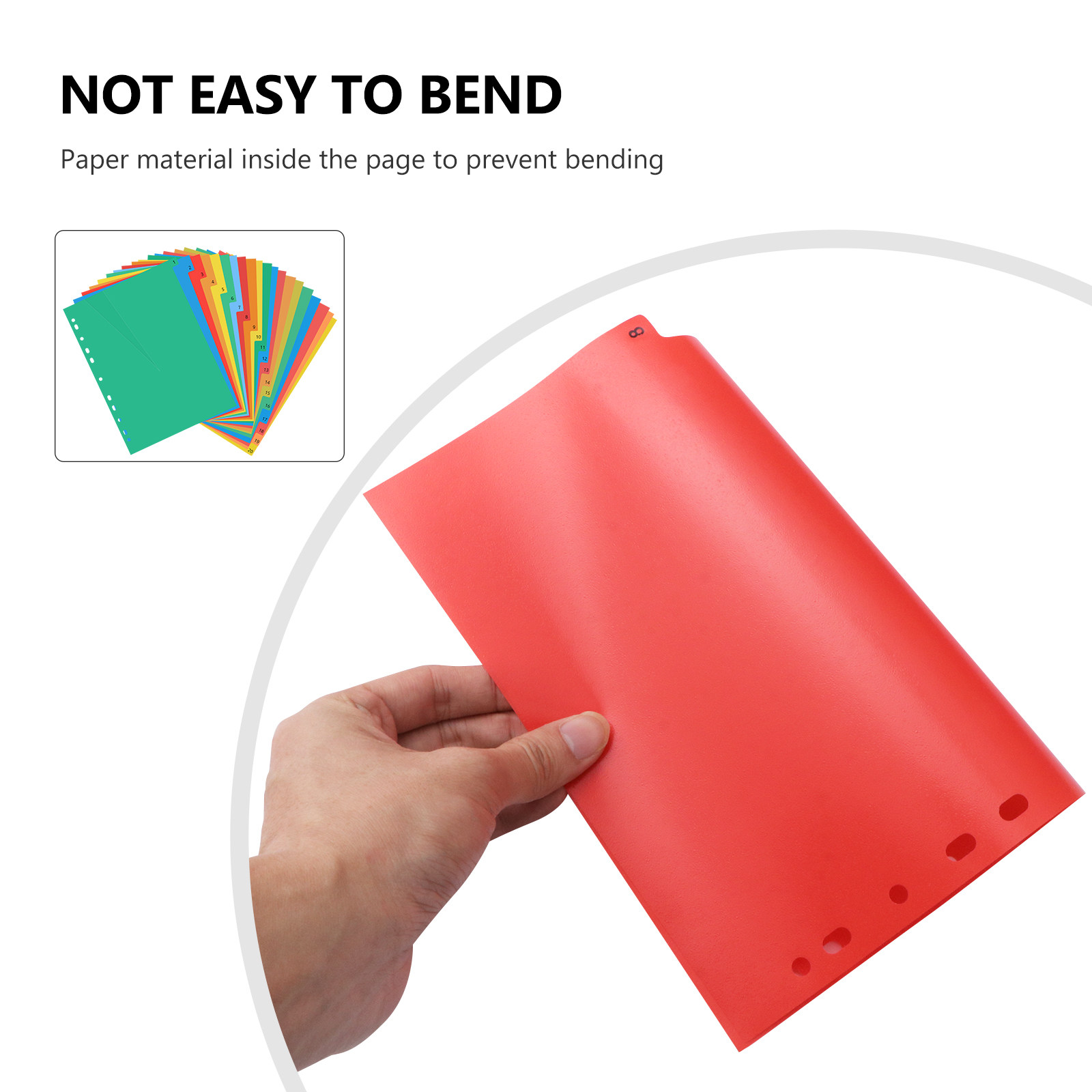 20 Pages A4 Colorful Plastic B - Tab Divider A4 리뷰 및 가격