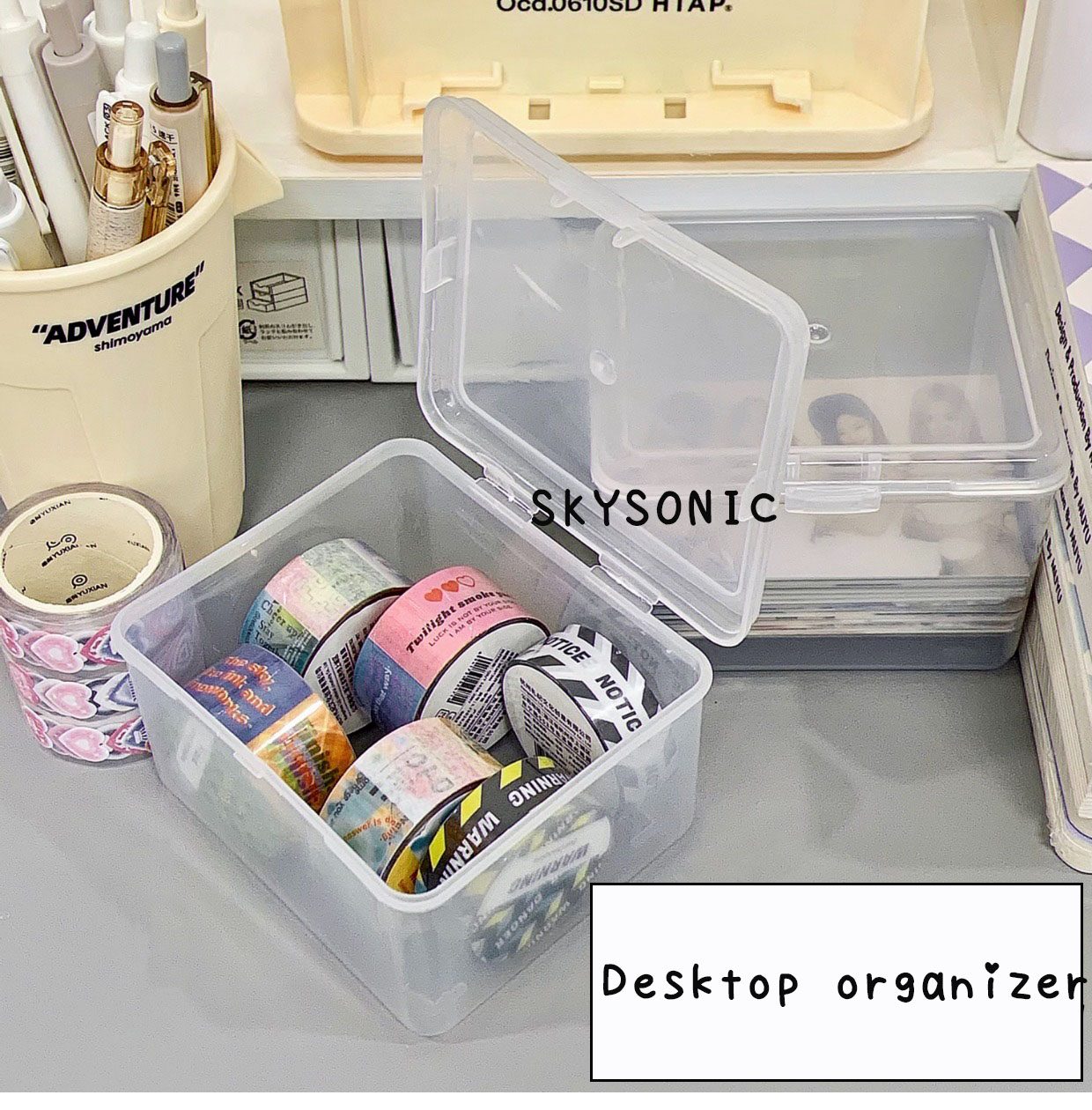 SKYSONIC Large Capacity ABS St - Card Index Box 리뷰 및 가격