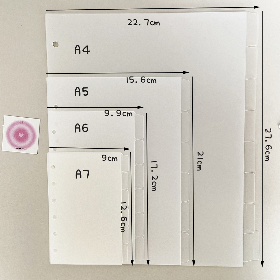 A4/A5/A6/A7 Ring Seperator Pag - Binder A4 Lever 리뷰 및 가격