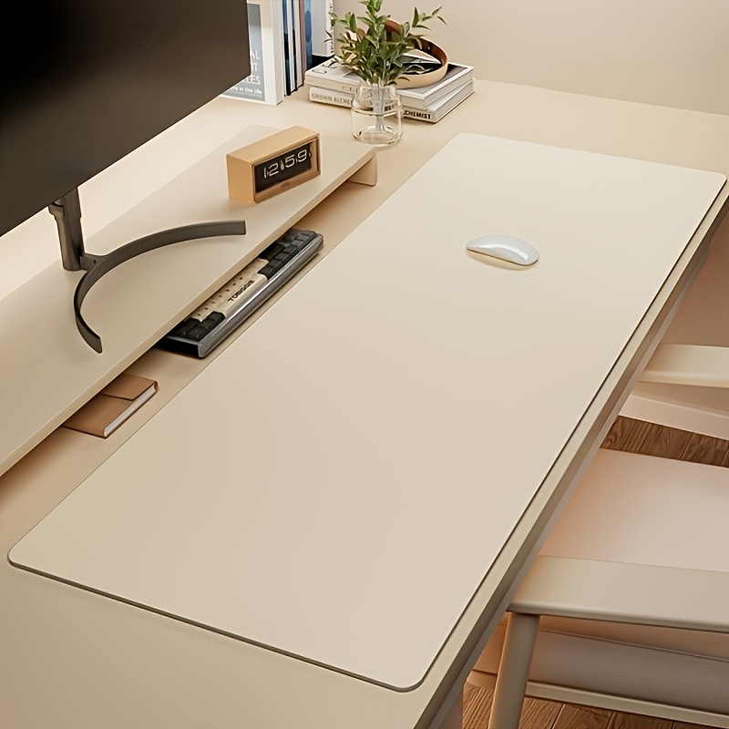 1pc Large Faux Leather Mouse P - Leather Desk Pad 리뷰 및 가격