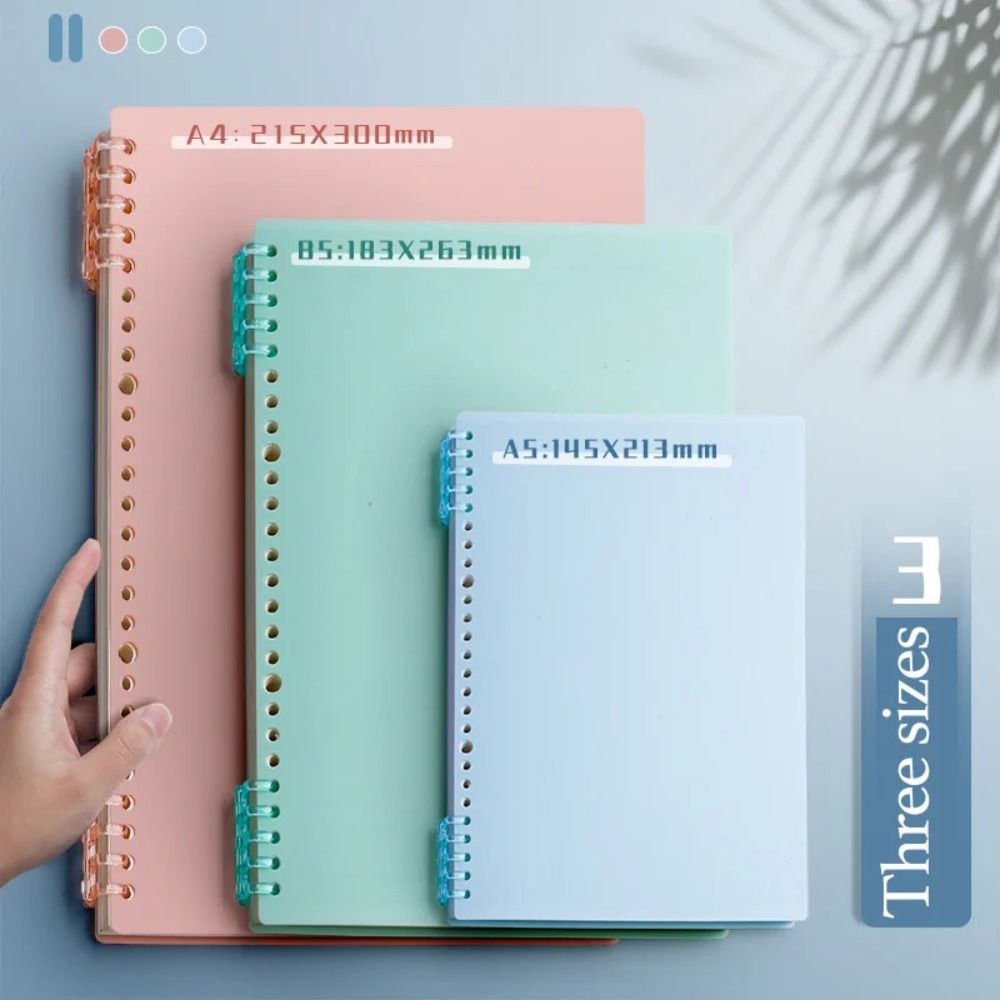 4Pcs PP Loose-leaf Book Cover  - Binder A4 Lever 리뷰 및 가격