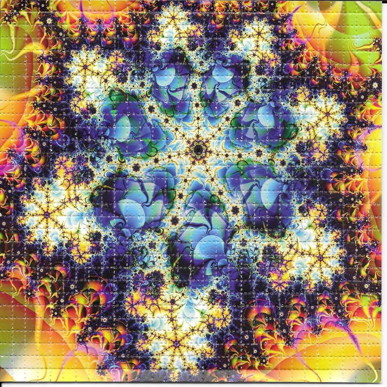 Fractal Psychedelic LSD Acid F - Ink Blotter Paper 리뷰 및 가격