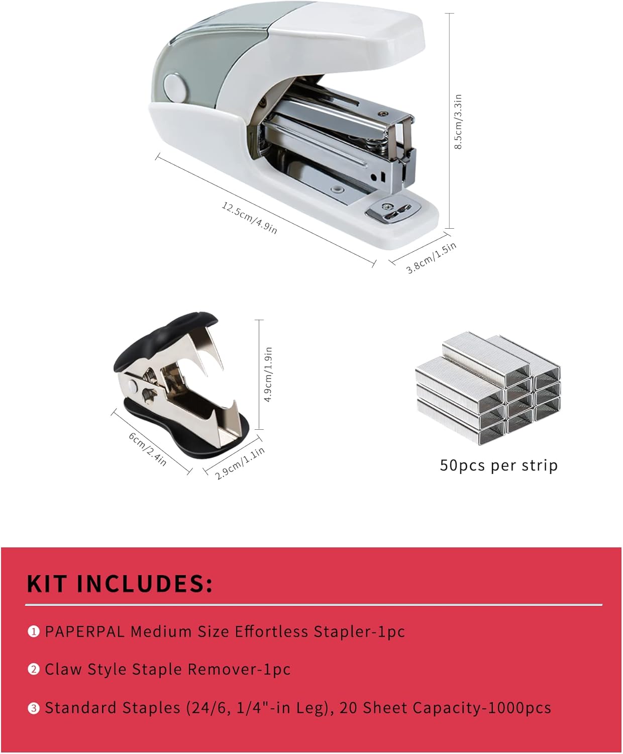 Effortless Standard Stapler Se - Stapler Half Strip 리뷰 및 가격
