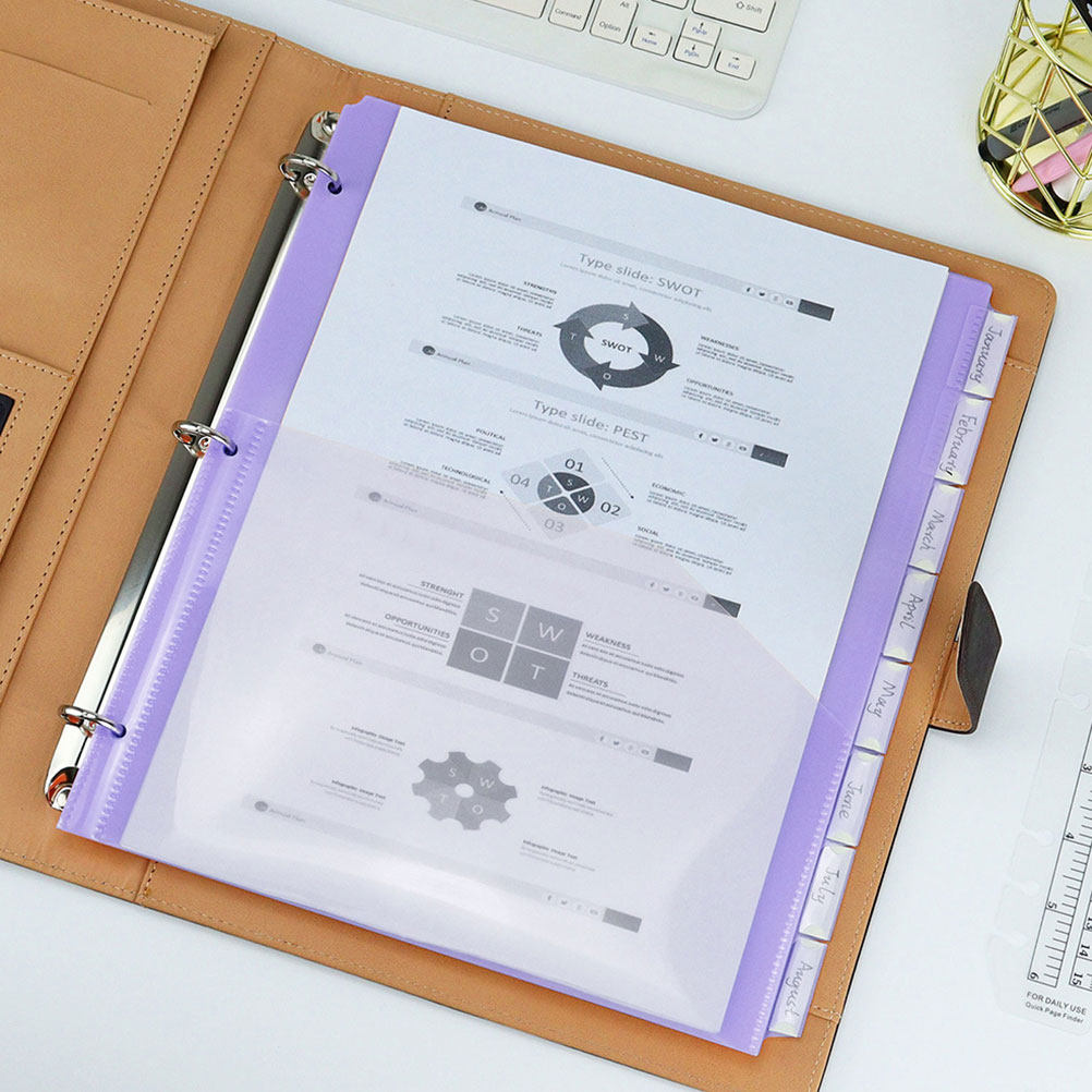 2Sets A4 Binder Dividers Plast - Tab Divider A4 리뷰 및 가격