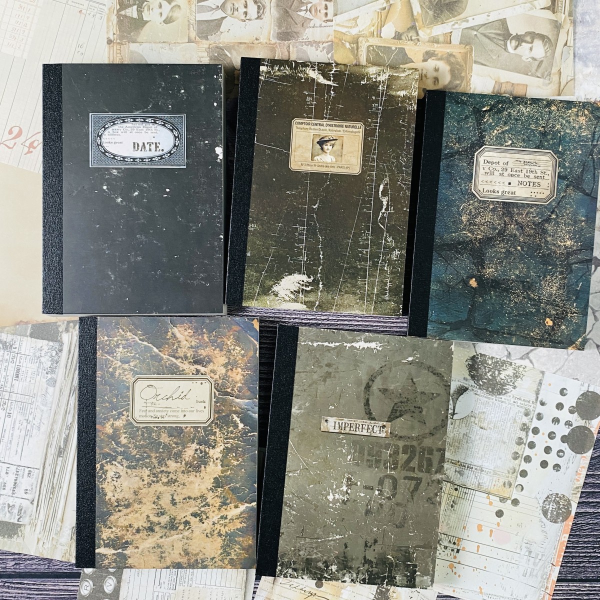 100sheets Vintage Scrapbook Pa - Ink Blotter Paper 리뷰 및 가격