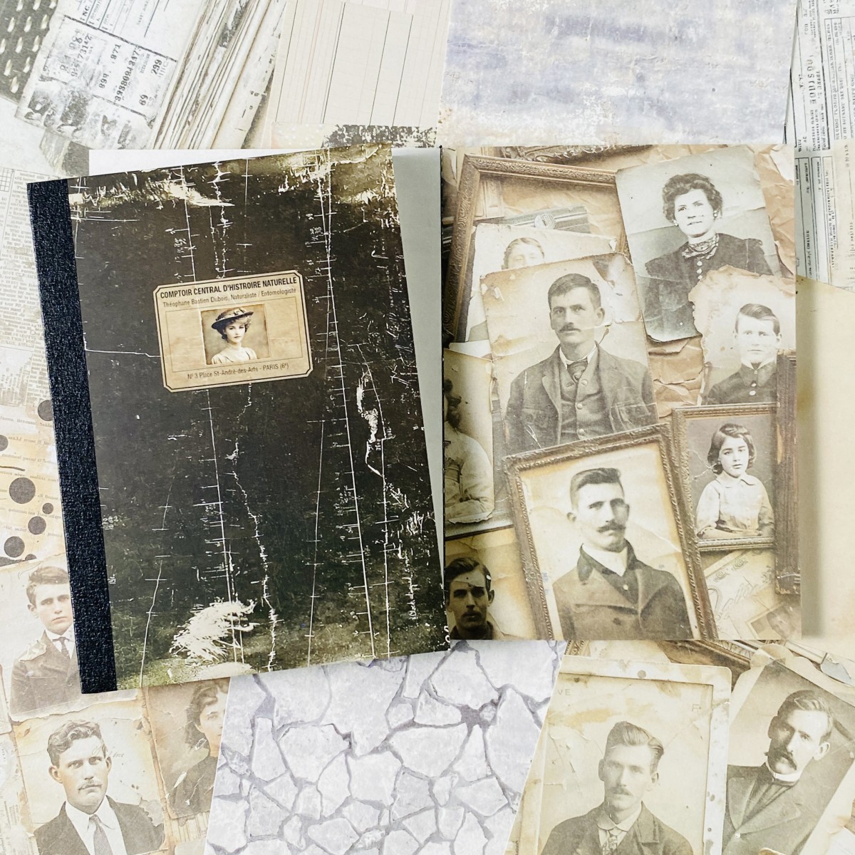 100sheets Vintage Scrapbook Pa - Ink Blotter Paper 리뷰 및 가격
