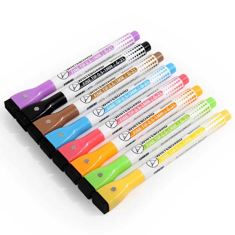8 Colors 0.5mm Magnetic Dry Er - Correction Pen Fine 리뷰 및 가격