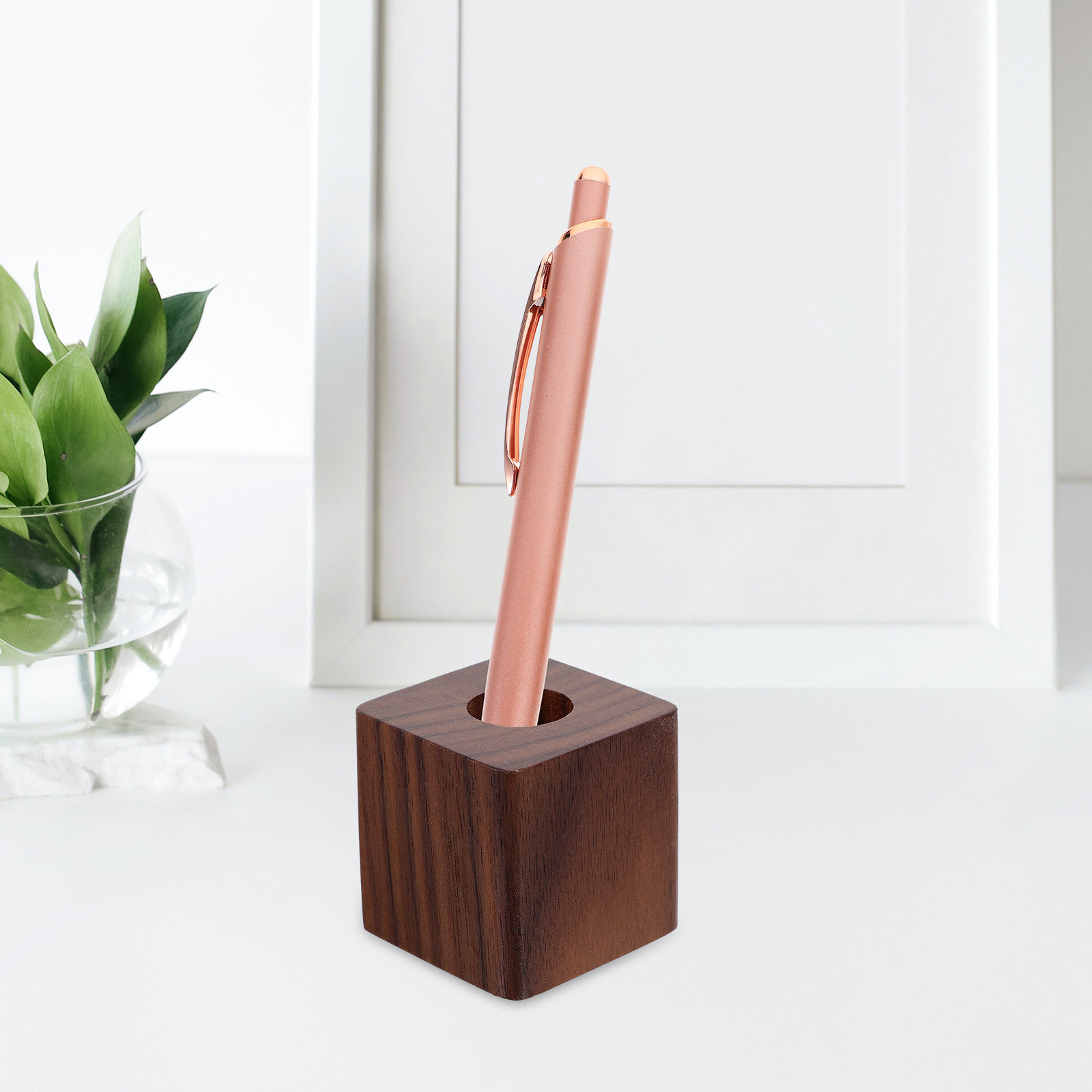 Single Wood Pen Holder Walnut  - Pen Rest Single 리뷰 및 가격