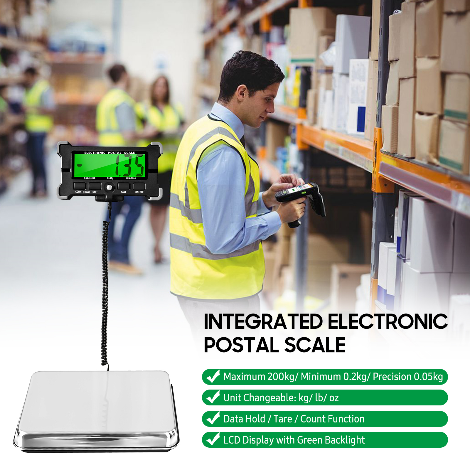 PS21 Digital Scale 200KG 120KG - Tape Dispenser Weighted 리뷰 및 가격