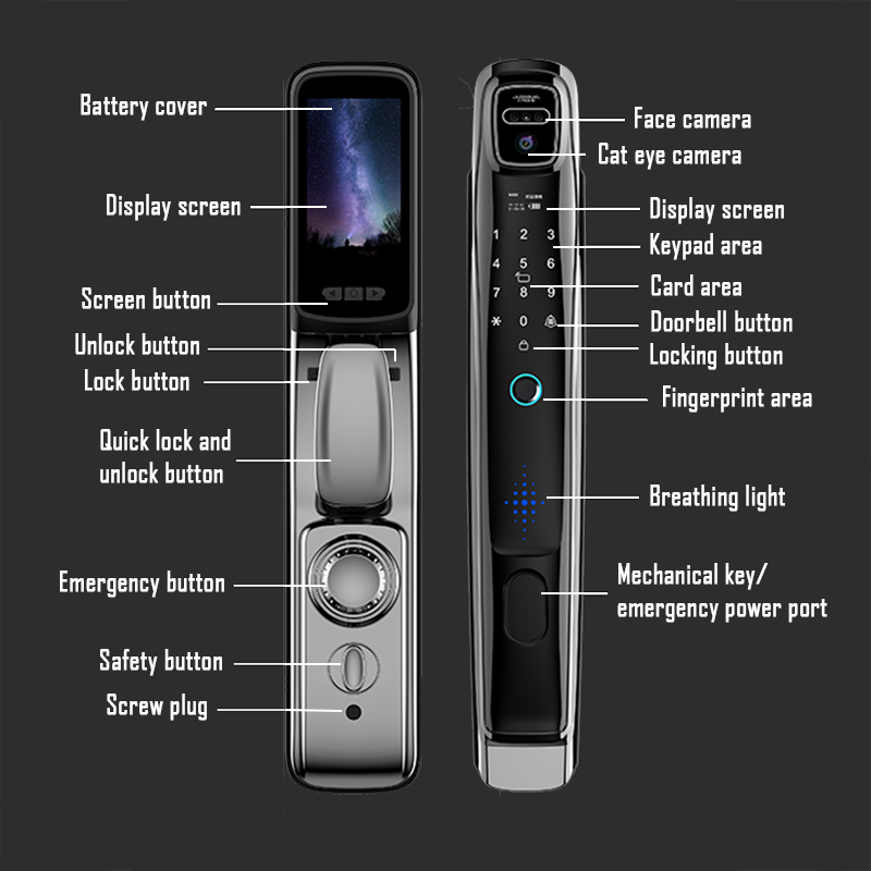 Wifi Tuya APP Face Recognition - Letter Opener Brass 리뷰 및 가격