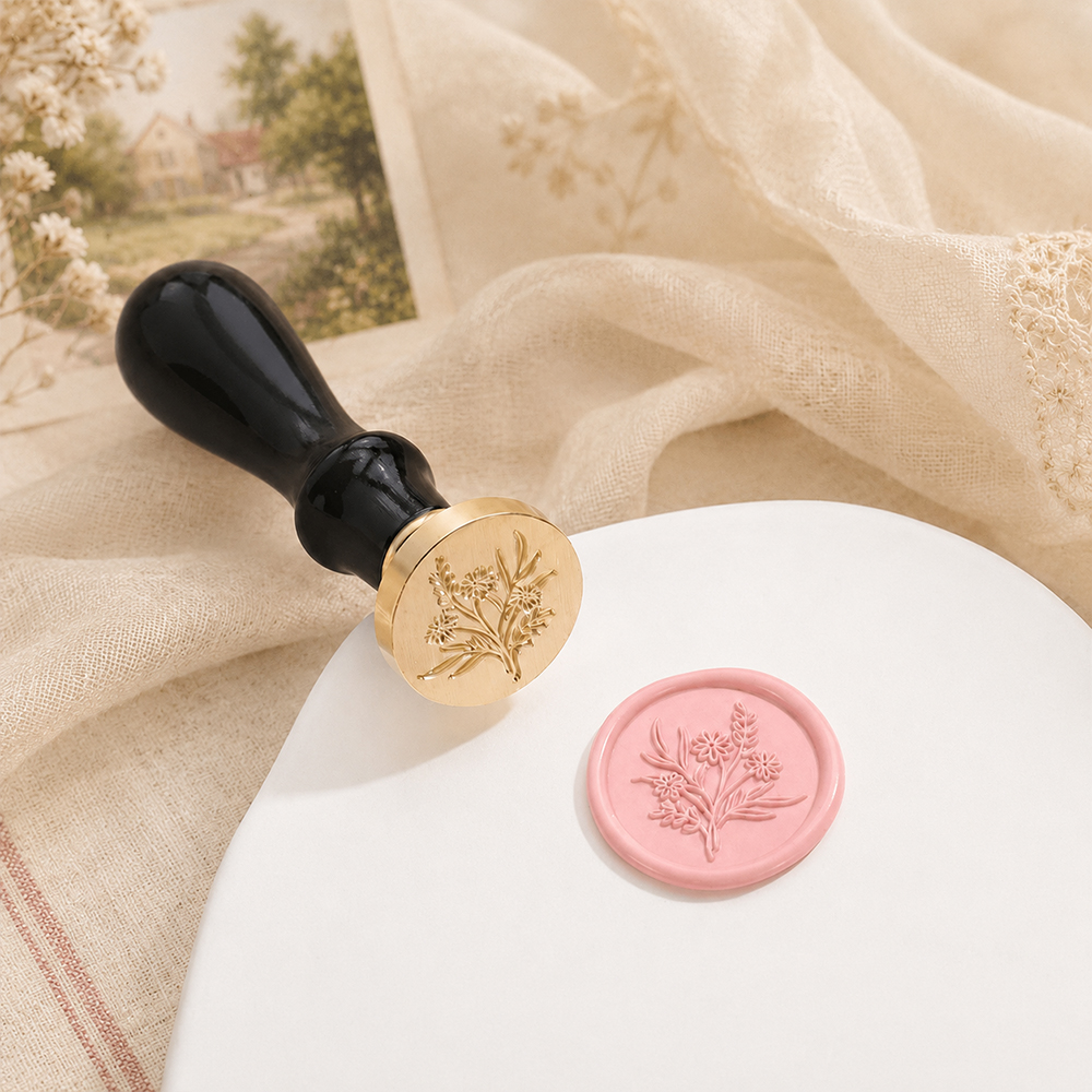 Wax Seal Stamp Set Flower Plan - Wax Seal Stamp Set 리뷰 및 가격