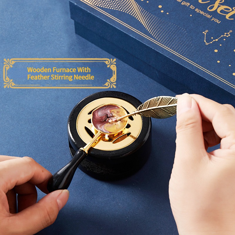Starry Fire Lacquer Stamp Set  - Wax Seal Stamp Set 리뷰 및 가격