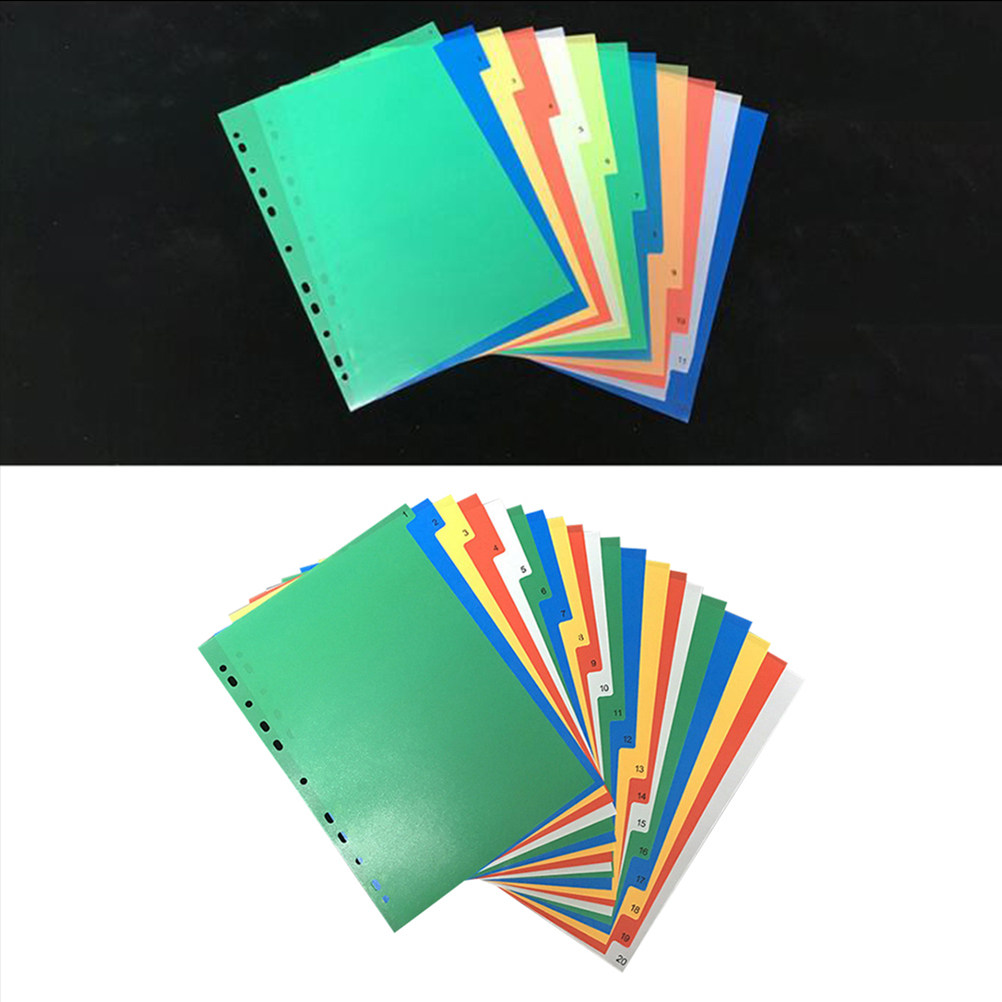 40Pcs Multi Color Index Page D - Tab Divider A4 리뷰 및 가격