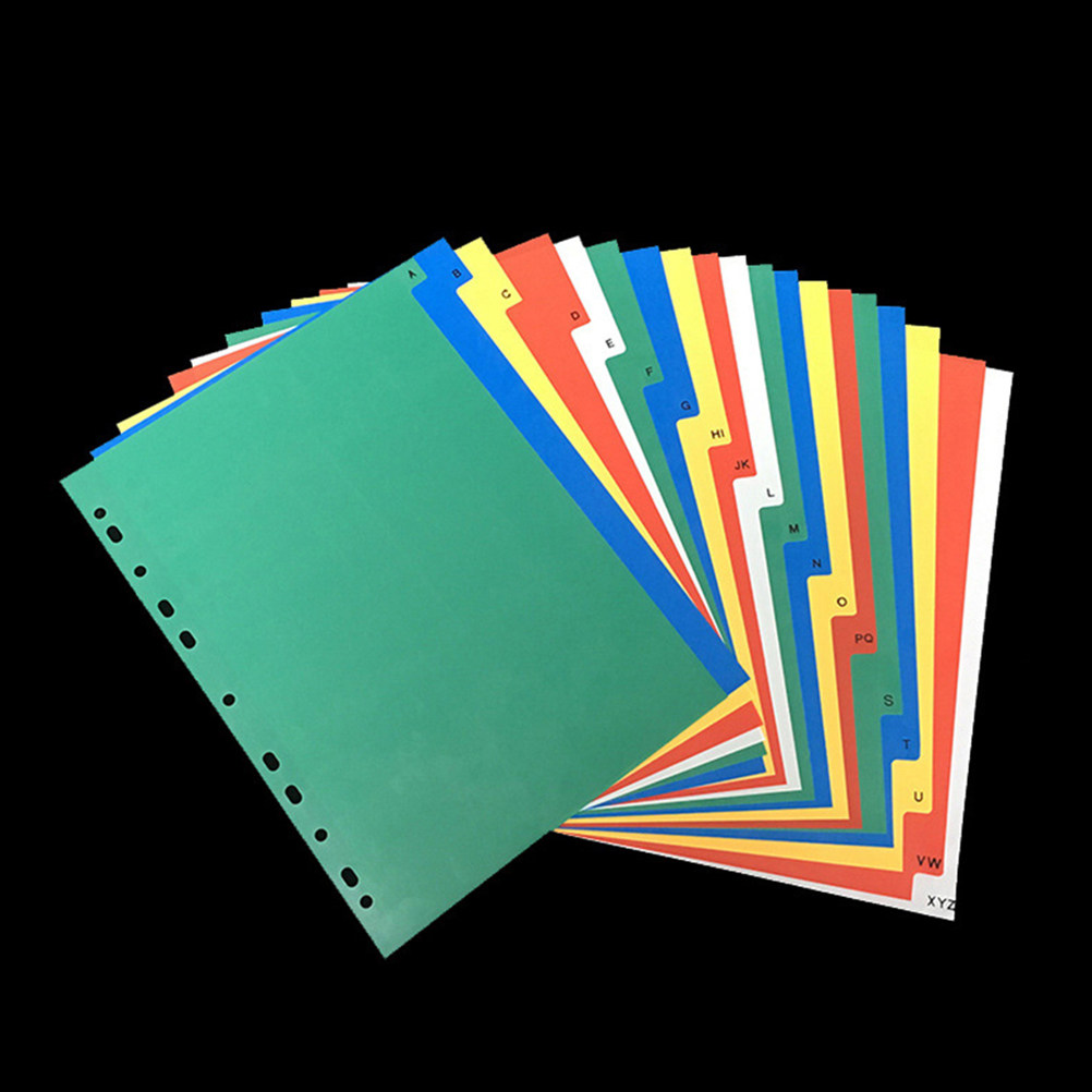 40Pcs Multi Color Index Page D - Tab Divider A4 리뷰 및 가격