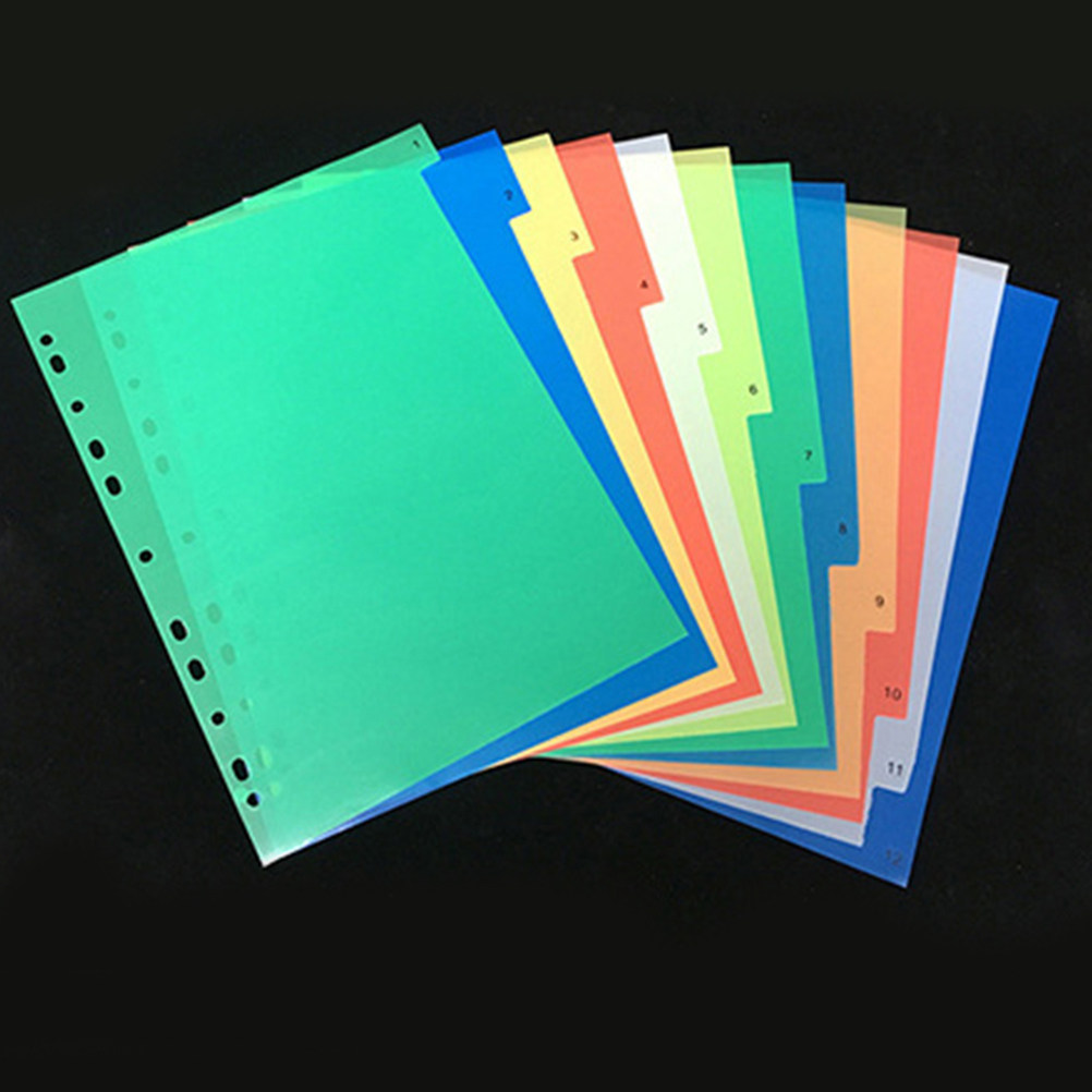 40Pcs Multi Color Index Page D - Tab Divider A4 리뷰 및 가격